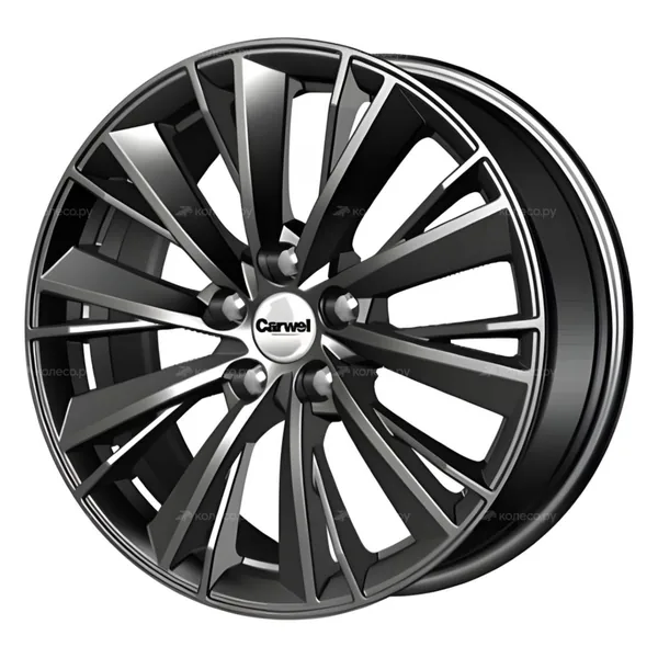 Carwel Кивиристи 7J×17 5×114.3 ET40 DIA 64,1 Серый глянцевый (GR)