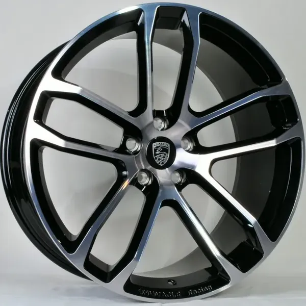 TS-9487 BMF darck Varnish 10J×22 5×120 ET30 DIA 74 Чёрный с полированной лицевой частью