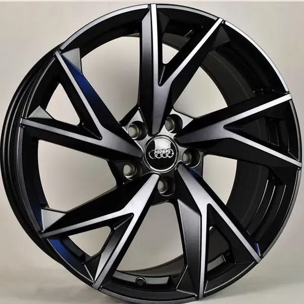 TS-5491 Matte BMF Dark Varnish 9J×20 5×112 ET35 DIA 66,45 Чёрный с полированной лицевой частью