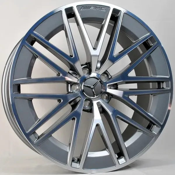 XN-5163 GMF AMG 10J×21 5×112 ET52 DIA 66,45 Графит с полированной лицевой частью