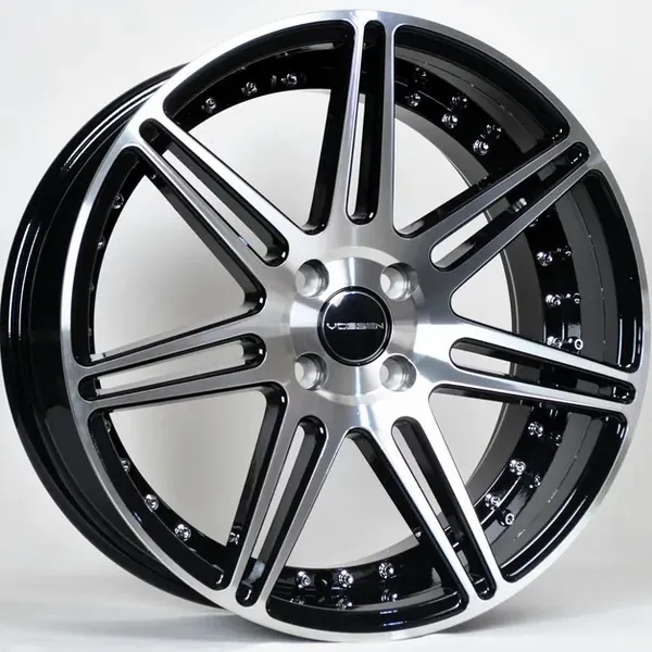 TS-7070 BMF 8,5J×20 5×112 ET30 DIA 66,5 Чёрный с полированной лицевой частью