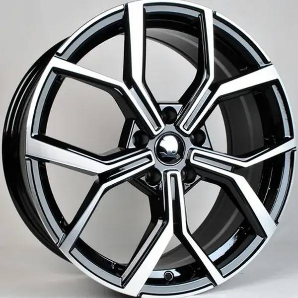 TS-5563 BMF 6,5J×16 5×100 ET35 DIA 57 Чёрный с полированной лицевой частью