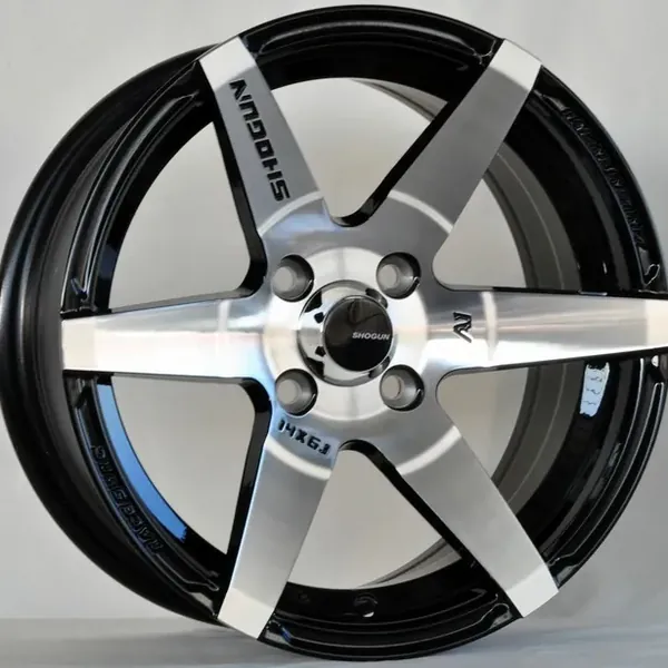 ANZ-6105 BMF 6J×14 4×98 ET10 DIA 58,45 Чёрный с полированной лицевой частью