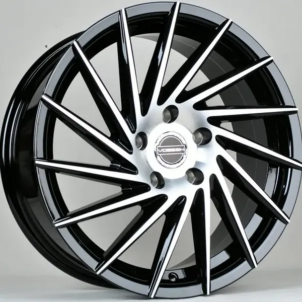 XN-752 BMF 7J×15 4×100 ET38 DIA 67 Чёрный с полированной лицевой частью