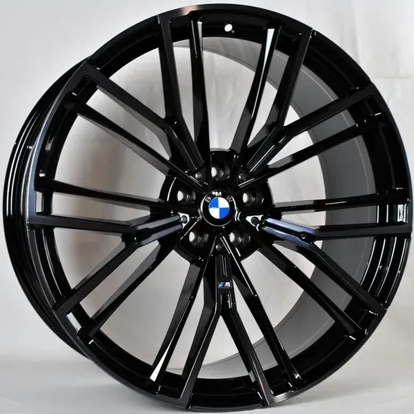 TS-5537 BMF DV 9,5J×22 5×112 ET30 DIA 66,45 Чёрный с полированной лицевой частью