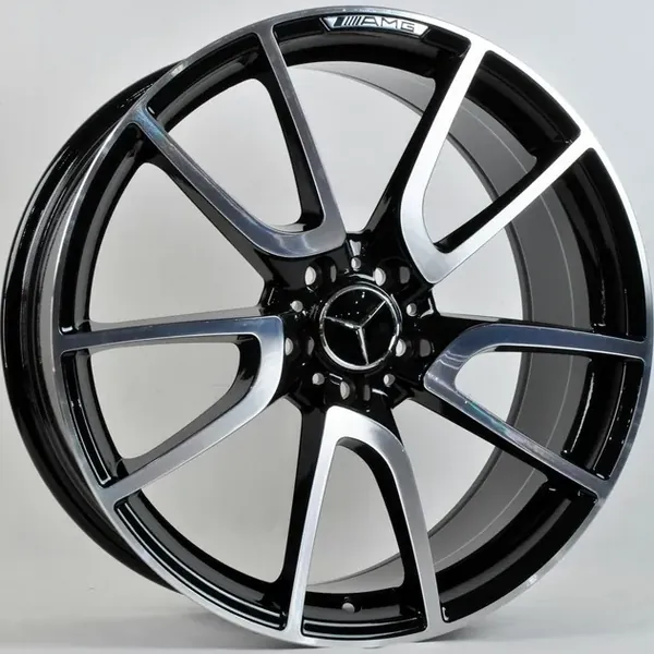 TS-5450 GBMF 8,5J×20 5×112 ET38 DIA 66,6 Чёрный с полированной лицевой частью