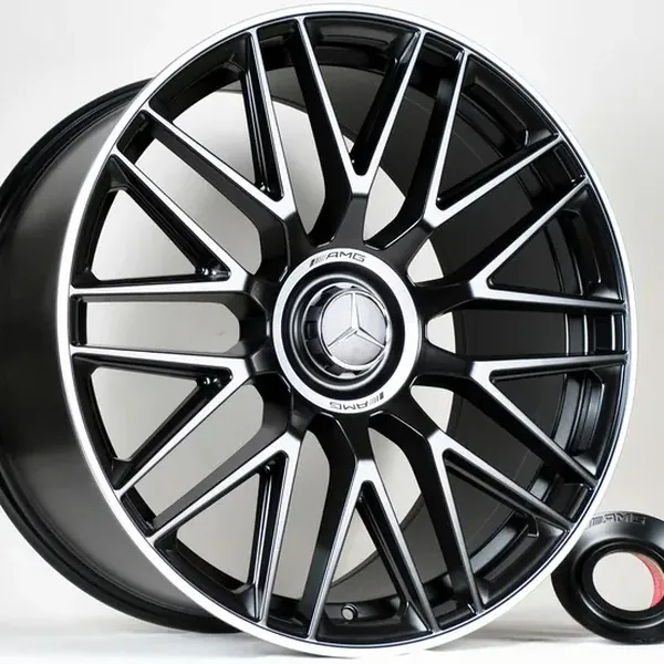 ZB-1766 MattBMachinedLipp 11,5J×22 5×112 ET47 DIA 66,45 Матовый чёрный
