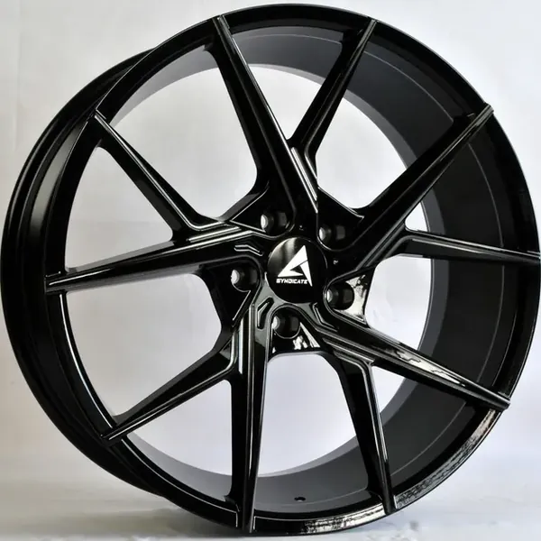 ANZ-5670 Black Milling BV 8,5J×20 5×108 ET35 DIA 67 Чёрный с фрезеровкой