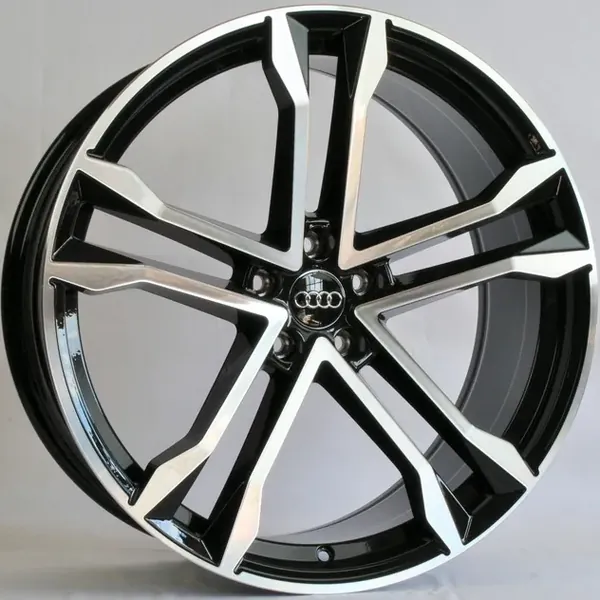 TS-5512 BMF 9J×21 5×112 ET30 DIA 66,45 Чёрный с полированной лицевой частью