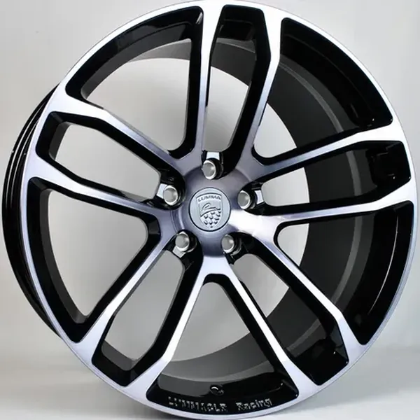 TS-9487 BMF darck Varnish 11,5J×21 5×120 ET25 DIA 74 Чёрный с полированной лицевой частью